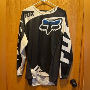 Fox Racing Black and White Jersey